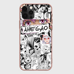 Чехол для iPhone 12 Pro Max Ахегао Ahegao, цвет: 3D-светло-розовый