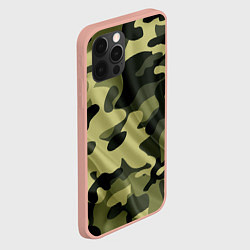 Чехол для iPhone 12 Pro Max Милитари, цвет: 3D-светло-розовый — фото 2