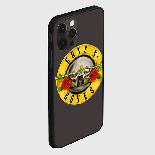 Чехол iPhone 12 Pro Max Guns n Roses / 3D-Черный – фото 2