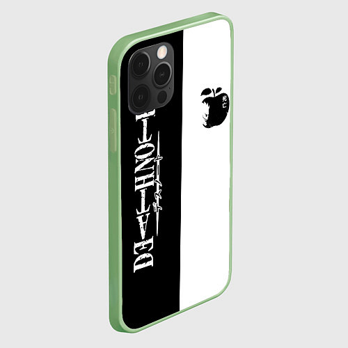 Чехол iPhone 12 Pro Max Death Note / 3D-Салатовый – фото 2