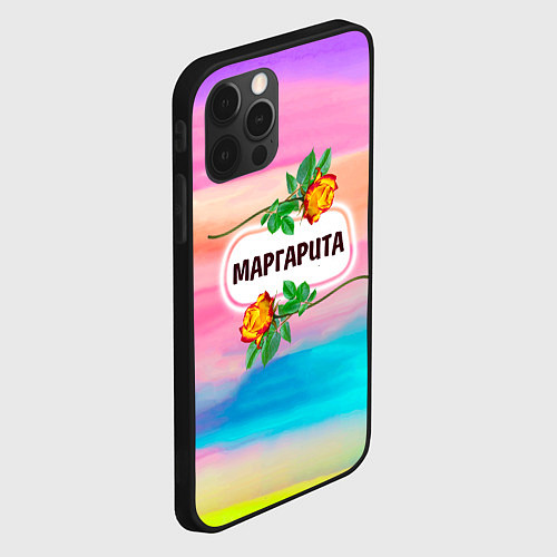 Чехол iPhone 12 Pro Max Маргарита / 3D-Черный – фото 2