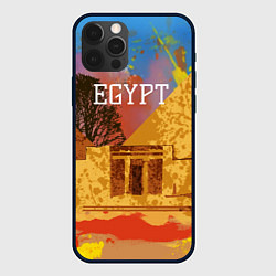 Чехол для iPhone 12 Pro Max Египет Пирамида Хеопса, цвет: 3D-черный