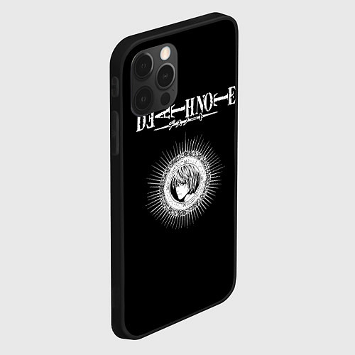 Чехол iPhone 12 Pro Max Death Note / 3D-Черный – фото 2