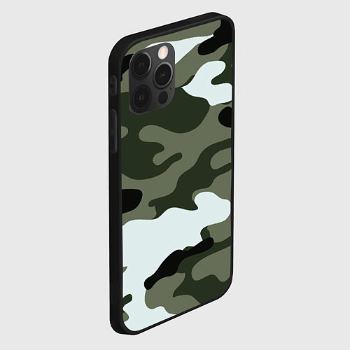 Чехол iPhone 12 Pro Max Camouflage 2 / 3D-Черный – фото 2