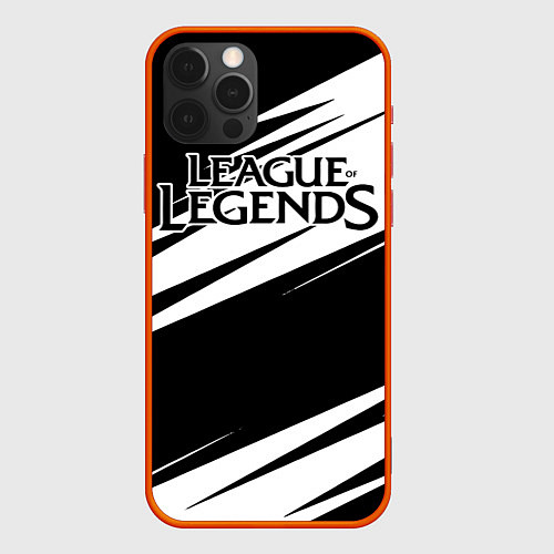 Чехол iPhone 12 Pro Max League of Legends / 3D-Красный – фото 1