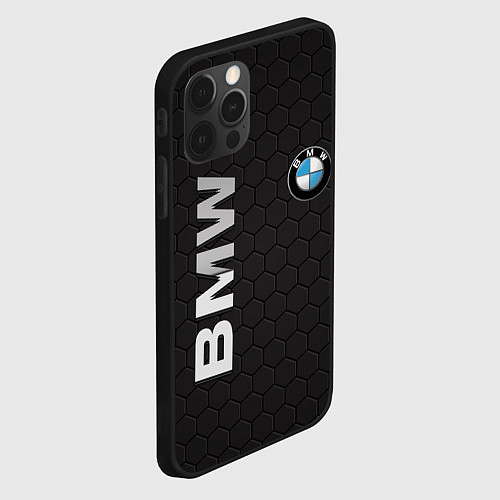 Чехол iPhone 12 Pro Max BMW / 3D-Черный – фото 2