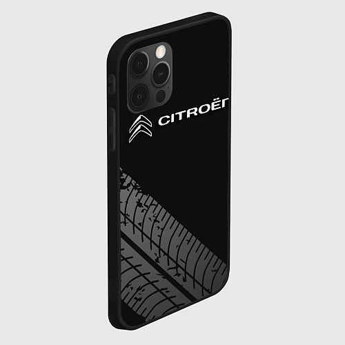 Чехол iPhone 12 Pro Max CITROEN / 3D-Черный – фото 2