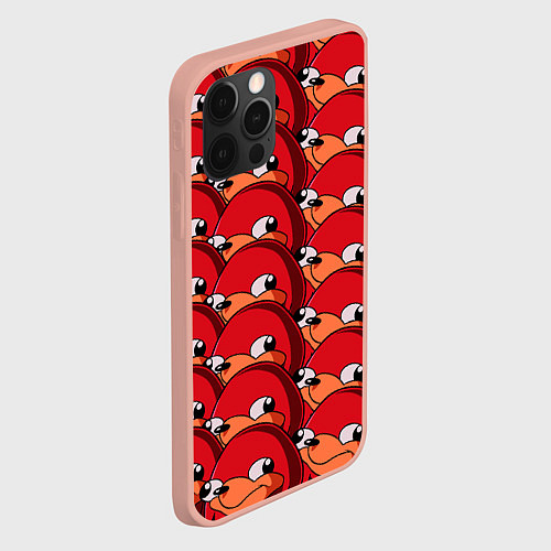 Чехол iPhone 12 Pro Max Knuckles / 3D-Светло-розовый – фото 2