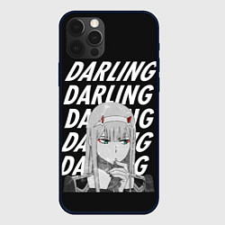 Чехол для iPhone 12 Pro Max ZeroTwo Darling in the Franx, цвет: 3D-черный