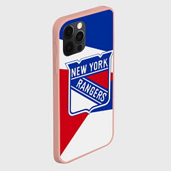 Чехол для iPhone 12 Pro Max Нью-Йорк Рейнджерс, цвет: 3D-светло-розовый — фото 2