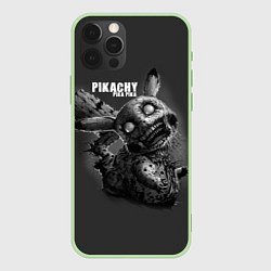 Чехол для iPhone 12 Pro Max Pikachu Pika Pika, цвет: 3D-салатовый