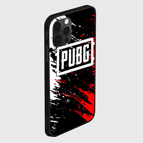 Чехол iPhone 12 Pro Max PUBG / 3D-Черный – фото 2