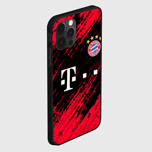 Чехол iPhone 12 Pro Max BAYERN MUNCHEN БАВАРИЯ / 3D-Черный – фото 2