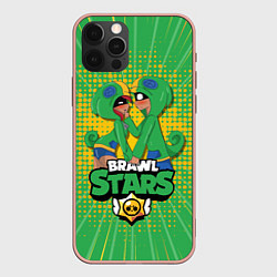 Чехол для iPhone 12 Pro Max BRAWL STARS, цвет: 3D-светло-розовый