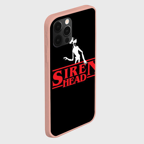 Чехол iPhone 12 Pro Max Siren Head / 3D-Светло-розовый – фото 2