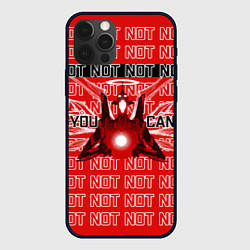 Чехол для iPhone 12 Pro Max Evangelion Eva 01 You can not, цвет: 3D-черный