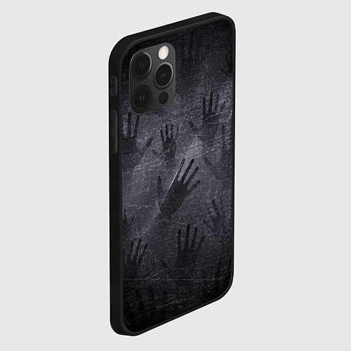 Чехол iPhone 12 Pro Max ЛАДОНИ УШЕДШИХ / 3D-Черный – фото 2