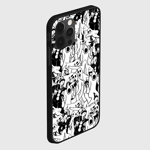 Чехол iPhone 12 Pro Max GHOSTEMANE / 3D-Черный – фото 2