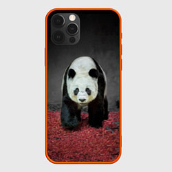 Чехол для iPhone 12 Pro Max ПАНДА, цвет: 3D-красный