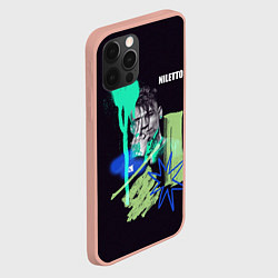 Чехол для iPhone 12 Pro Max Niletto, цвет: 3D-светло-розовый — фото 2