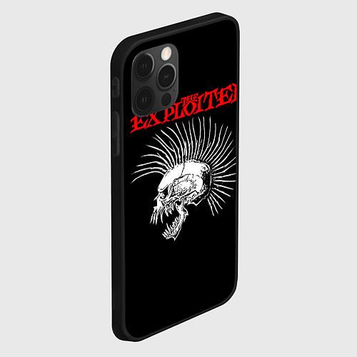 Чехол iPhone 12 Pro Max The Exploited / 3D-Черный – фото 2