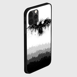 Чехол для iPhone 12 Pro Max ЧЁРНЫЙ ВОРОН, цвет: 3D-черный — фото 2