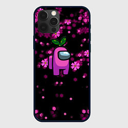 Чехол для iPhone 12 Pro Max Among Us, цвет: 3D-черный