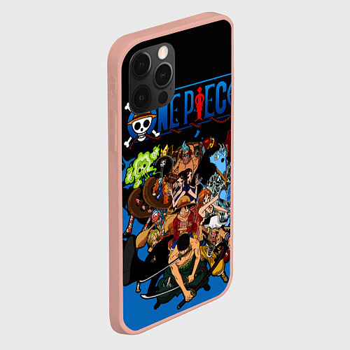 Чехол iPhone 12 Pro Max One Piece / 3D-Светло-розовый – фото 2