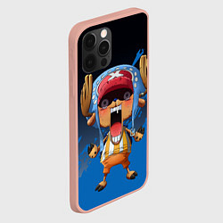 Чехол для iPhone 12 Pro Max One Piece Тони Чоппер, цвет: 3D-светло-розовый — фото 2