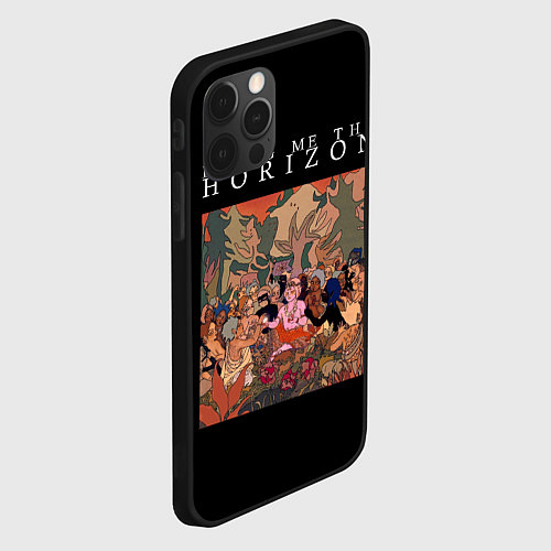 Чехол iPhone 12 Pro Max BRING ME THE HORIZON / 3D-Черный – фото 2