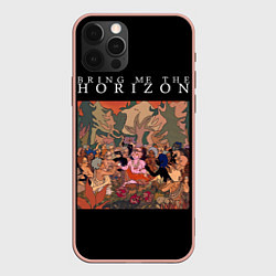 Чехол для iPhone 12 Pro Max BRING ME THE HORIZON, цвет: 3D-светло-розовый