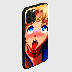 Чехол для iPhone 12 Pro Max SAILOR MOON AHEGAO, цвет: 3D-черный — фото 2