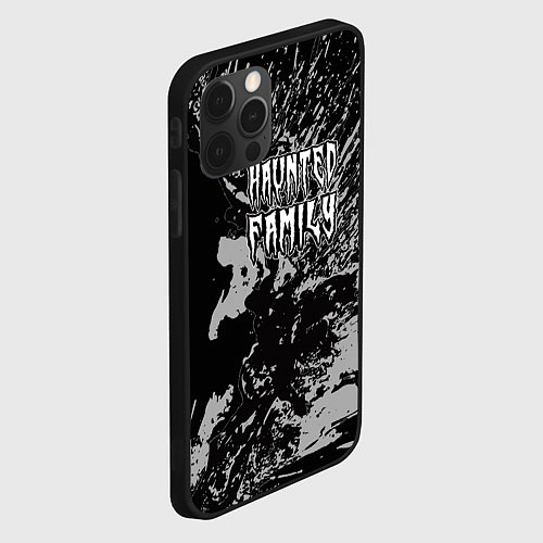 Чехол iPhone 12 Pro Max Haunted Family лейбл Kizaru / 3D-Черный – фото 2