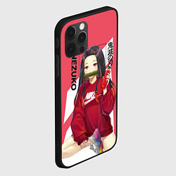 Чехол для iPhone 12 Pro Max Nezuko, цвет: 3D-черный — фото 2