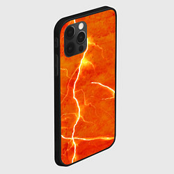 Чехол для iPhone 12 Pro Max Молния, цвет: 3D-черный — фото 2