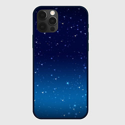 Чехол для iPhone 12 Pro Max Звездное небо, цвет: 3D-черный