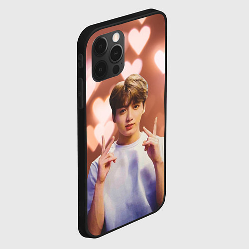 Чехол iPhone 12 Pro Max JUNGKOOK BTS / 3D-Черный – фото 2