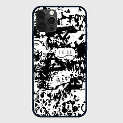 Чехол для iPhone 12 Pro Max Graffiti, цвет: 3D-черный