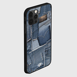 Чехол для iPhone 12 Pro Max Jeans life, цвет: 3D-черный — фото 2