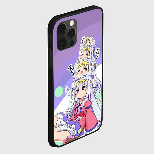 Чехол iPhone 12 Pro Max Сон в замке демона / 3D-Черный – фото 2