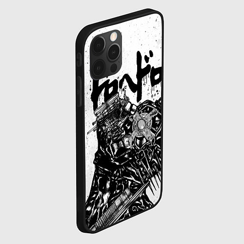 Чехол iPhone 12 Pro Max DOROHEDORO / 3D-Черный – фото 2