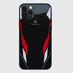 Чехол для iPhone 12 Pro Max Mercedes-Benz, цвет: 3D-черный