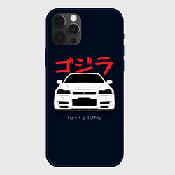 Чехол для iPhone 12 Pro Max Skyline R34 Z-Tune, цвет: 3D-черный