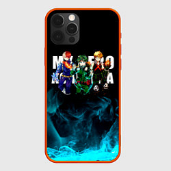 Чехол для iPhone 12 Pro Max Моя геройская академия, цвет: 3D-красный