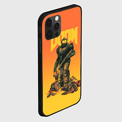 Чехол для iPhone 12 Pro Max Doom, цвет: 3D-черный — фото 2