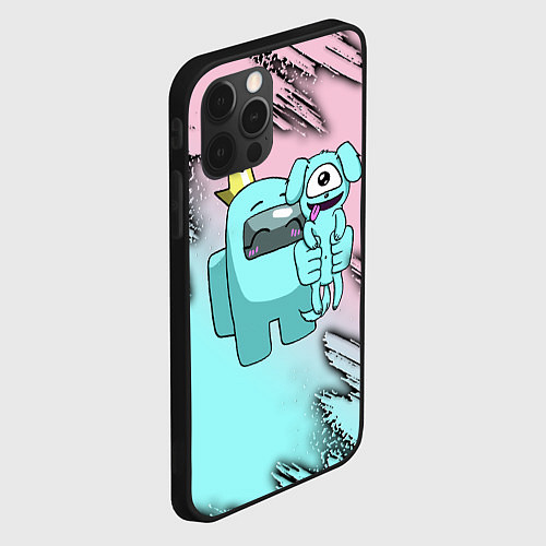 Чехол iPhone 12 Pro Max AMONG US / 3D-Черный – фото 2