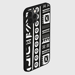 Чехол для iPhone 12 Pro Max Этнический узор, цвет: 3D-черный — фото 2