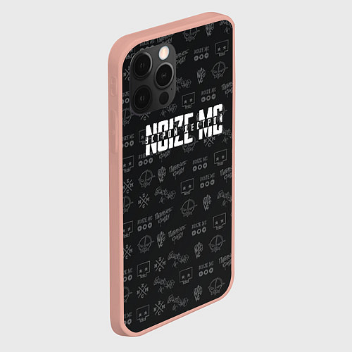 Чехол iPhone 12 Pro Max Noize MC / 3D-Светло-розовый – фото 2