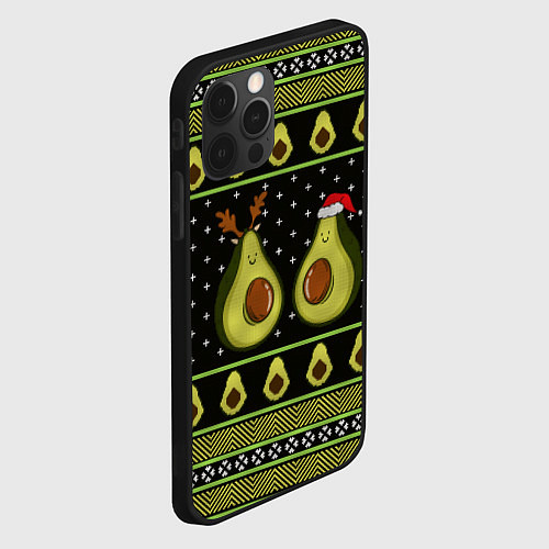 Чехол iPhone 12 Pro Max Avo christmas / 3D-Черный – фото 2