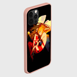 Чехол для iPhone 12 Pro Max Аска Евангелион Nerv, цвет: 3D-светло-розовый — фото 2